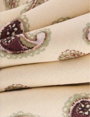 PAUL SMITH: Paisley-Pattern Woven Tie
