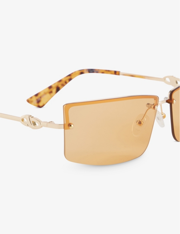 LSP2552111 Alien Rectangle-Frame Sunglasses