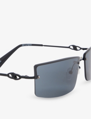 LE SPECS: LSP2552112 Alien Rectangle-Frame Sunglasses