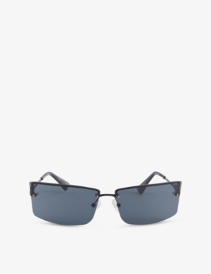 LE SPECS: LSP2552112 Alien Rectangle-Frame Sunglasses