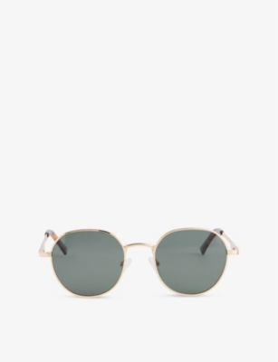 Le Specs Odyssey In Gold Khaki Mono Polarized