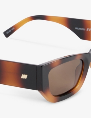 Le Specs Brown Beachcomber Sunglasses In Tort