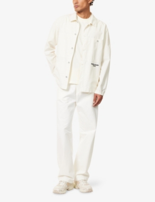 STONE ISLAND: Marina Long-Sleeve Cotton Overshirt