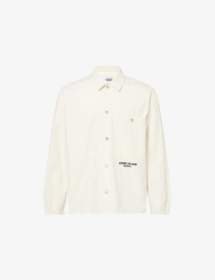 STONE ISLAND: Marina Long-Sleeve Cotton Overshirt