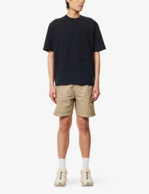 STONE ISLAND: Marina Brand-Patch Cotton-Jersey T-Shirt