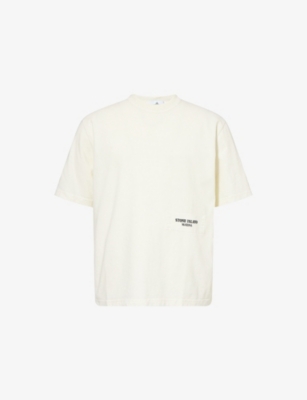 STONE ISLAND: Marina Brand-Patch Cotton-Jersey T-Shirt