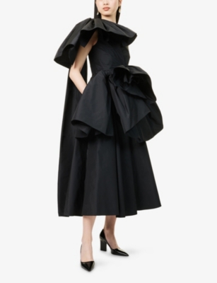 ROKSANDA: Saba Bow Woven Maxi Dress
