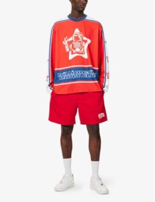 BILLIONAIRE BOYS CLUB: Reactive Logo-Embroidered Swim Shorts