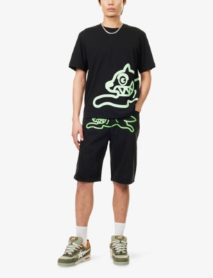 ICECREAM: Jumbo Running Dog Printed Short-Sleeve Cotton-Jersey T-Shirt