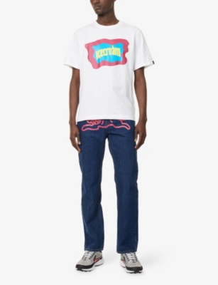 ICECREAM: Block Brand-Print Cotton-Jersey T-Shirt