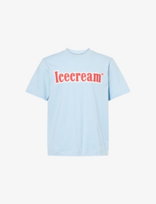 ICECREAM: Puff-Print Short-Sleeve Cotton-Jersey T-Shirt