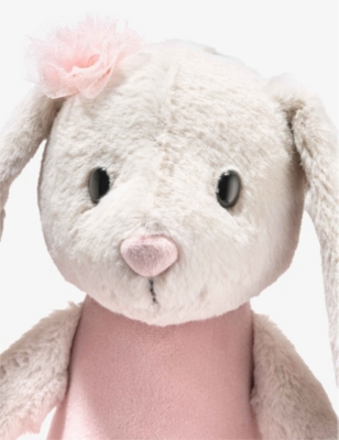 STEIFF: Hoppie Ballet Rabbit Woven Soft Toy 30cm