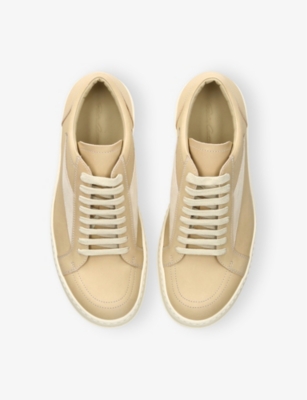 Vintage Leather and Suede Low-Top Trainers