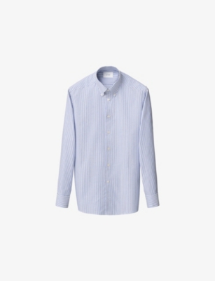 ETON: Oxford Signature Striped Contemporary-Fit Cotton Shirt