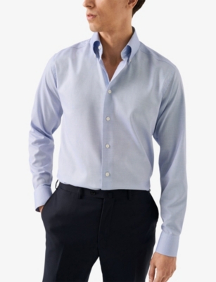 ETON: Oxford Contemporary-Fit Cotton Shirt