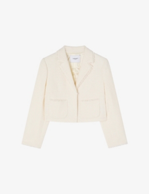 LK BENNETT: Carla Cropped Tweed Jacket