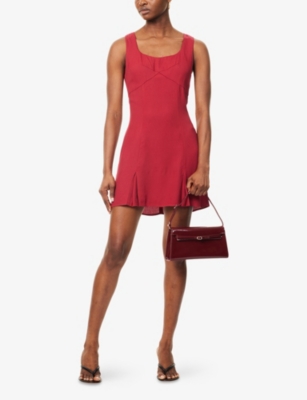 REFORMATION: Cher Slim-Fit Mini Dress
