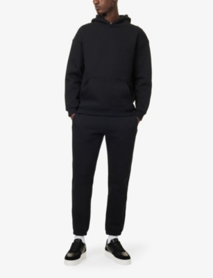 ARNE MENS BLACK RELAXED-FIT COTTON-BLEND JOGGING BOTTOMS XXL