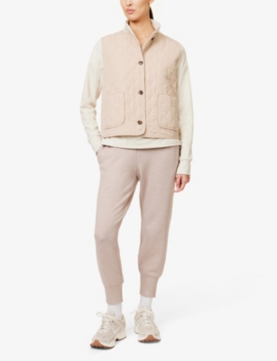 Karla Quilted Woven-Blend Gilet