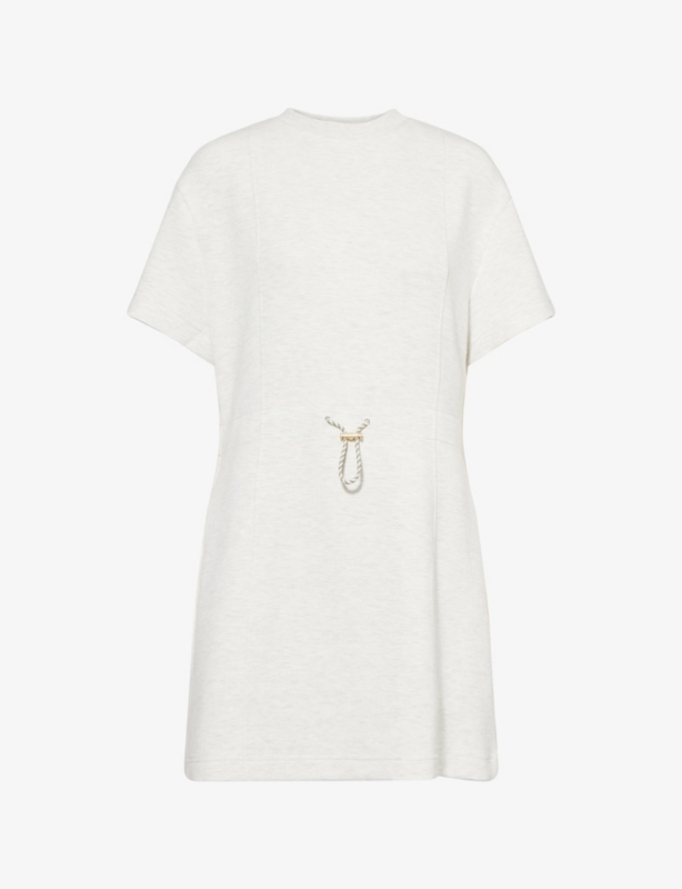 Relaxed-Fit Maple Stretch-Jersey Mini Dress
