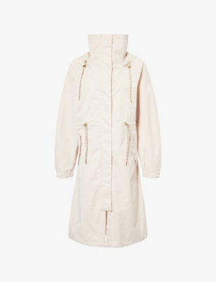 VARLEY: Tybalt Long Rain Woven Parka Coat