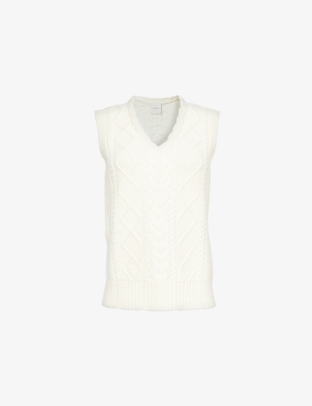 Kay Cable Knitted Vest