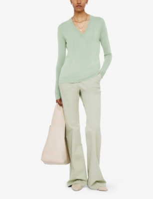 JOSEPH: Cashair V-Neck Cashmere Jumper