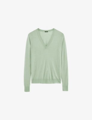 JOSEPH: Cashair V-Neck Cashmere Jumper
