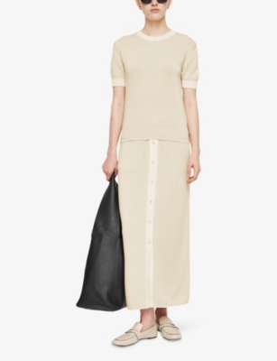 Joseph Top In Ivory/quail