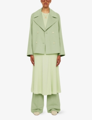 JOSEPH: Gilkes Double-Breasted Wool and Silk Jacket