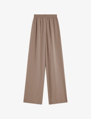 JOSEPH: Hulin Wide-Leg Silk Trousers