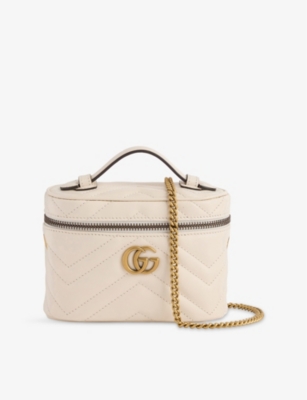 GUCCI: Matelassé Mini Leather Cross-Body Bag