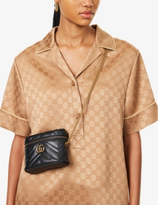 GUCCI: Marmont Mini Leather Cross-body Bag