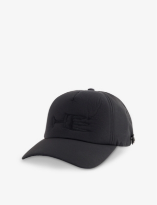 HELIOT EMIL: Logo-Debossed Woven Trucker Cap