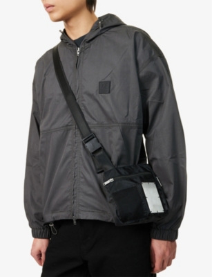 HELIOT EMIL: Zip-Pockets Woven Cross-Body Bag