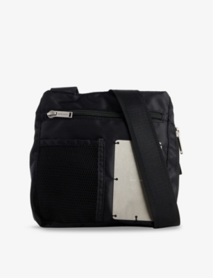 HELIOT EMIL: Zip-Pockets Woven Cross-Body Bag