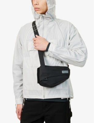 HELIOT EMIL: Asymmetric Woven Cross-Body Bag