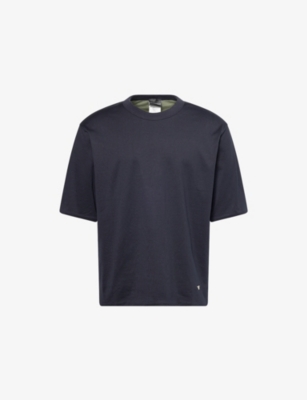 EMPORIO ARMANI: Reversible Oversized-Fit Cotton-Jersey T-Shirt