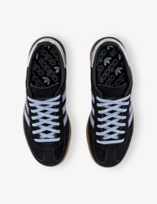 Adidas Originals Womens Adidas Handball Spezial Suede Low-top Trainers In Core Black Violet Tone G