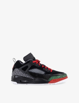 JORDAN: Spizike Low Leather Low-Top Trainers
