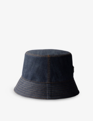 PRADA: Selvedge Denim Bucket Hat