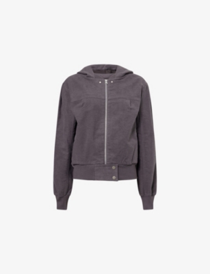 PEACHY DEN: Edie Hooded Cotton Jacket