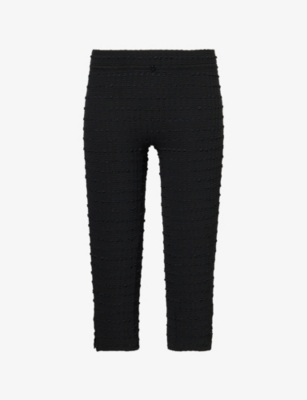 PEACHY DEN: Slim-Fit Cindy Capri Woven Leggings