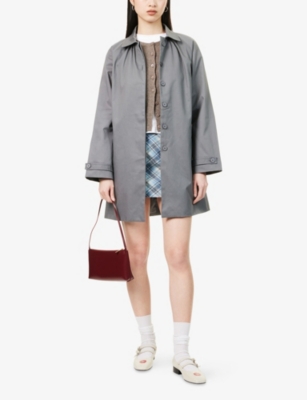 PEACHY DEN: Cheri Collared Cotton Coat
