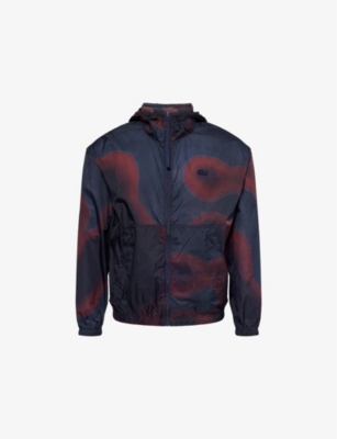 LACOSTE: Hooded Two-Zip-Pockets Regular-Fit Woven Jacket