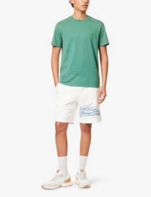 LACOSTE: Overdye Crewneck Cotton-Jersey T-Shirt