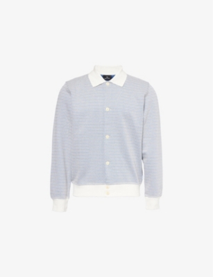 PS BY PAUL SMITH: Textured-Weave Long-Sleeve Stretch-Knit Jacket