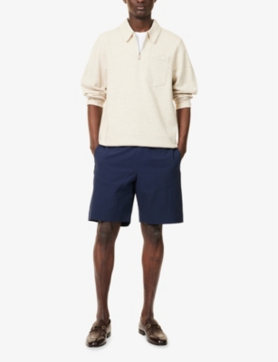 PS BY PAUL SMITH: Textured-Weave Regular-Fit Stretch-Cotton Shorts
