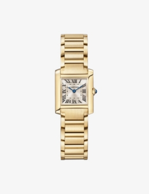 Cartier Crwgta0114 Tank Française Small 18ct Yellow-gold Quartz Watch