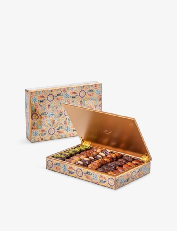 Mosaic Rectangle Assorted Mix Box Of Dates 615g